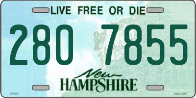 NH license plate 2807855