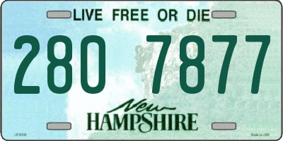 NH license plate 2807877