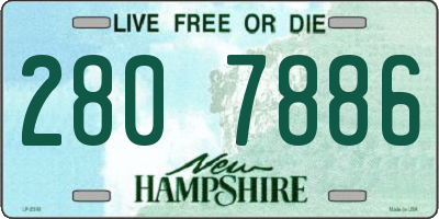 NH license plate 2807886