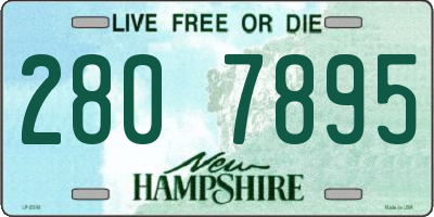 NH license plate 2807895