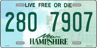 NH license plate 2807907