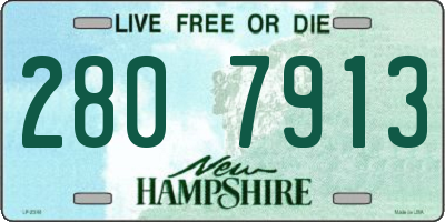 NH license plate 2807913