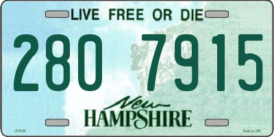NH license plate 2807915
