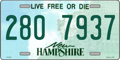 NH license plate 2807937