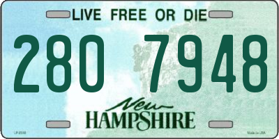 NH license plate 2807948
