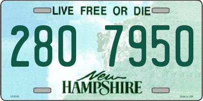 NH license plate 2807950