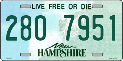 NH license plate 2807951