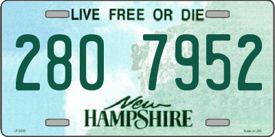 NH license plate 2807952