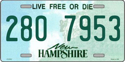 NH license plate 2807953