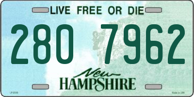 NH license plate 2807962