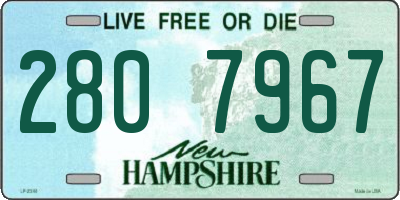 NH license plate 2807967