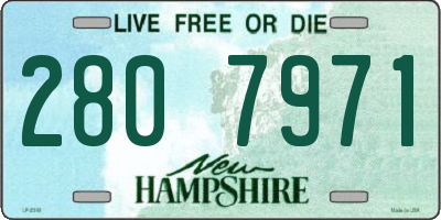 NH license plate 2807971