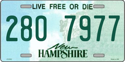 NH license plate 2807977