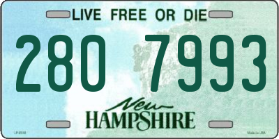 NH license plate 2807993