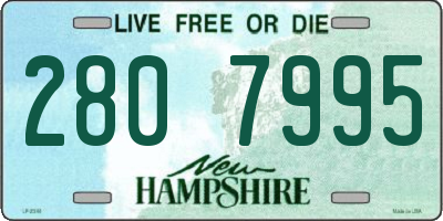 NH license plate 2807995