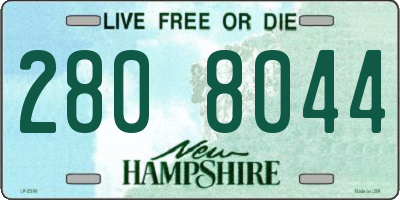 NH license plate 2808044
