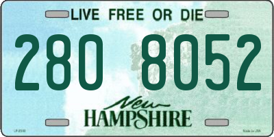 NH license plate 2808052