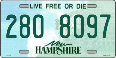 NH license plate 2808097