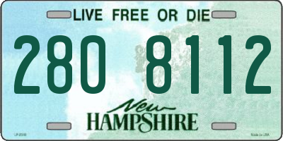NH license plate 2808112