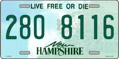 NH license plate 2808116