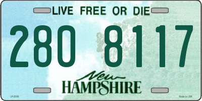NH license plate 2808117
