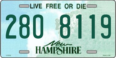 NH license plate 2808119