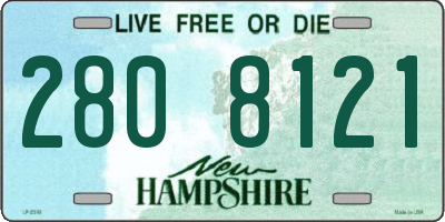 NH license plate 2808121