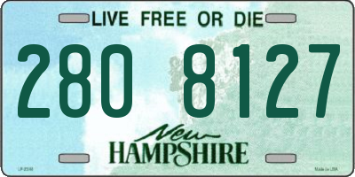 NH license plate 2808127