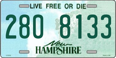 NH license plate 2808133