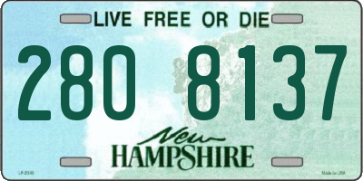 NH license plate 2808137