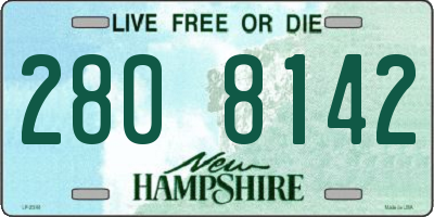 NH license plate 2808142