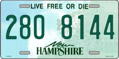 NH license plate 2808144