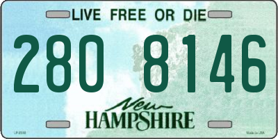 NH license plate 2808146