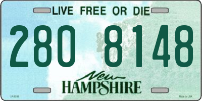 NH license plate 2808148