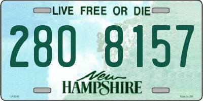 NH license plate 2808157