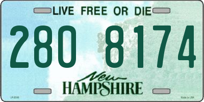 NH license plate 2808174