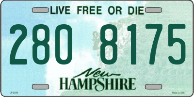 NH license plate 2808175