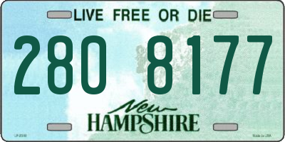 NH license plate 2808177