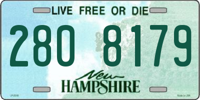 NH license plate 2808179