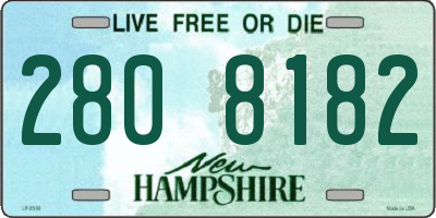 NH license plate 2808182