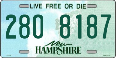 NH license plate 2808187