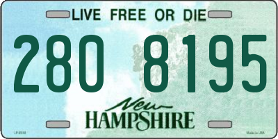 NH license plate 2808195