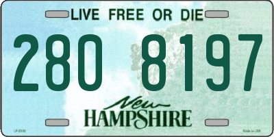 NH license plate 2808197