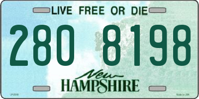 NH license plate 2808198