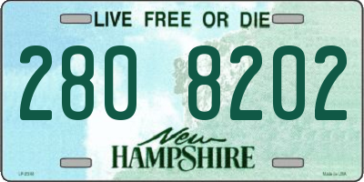 NH license plate 2808202