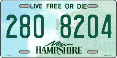 NH license plate 2808204