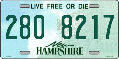 NH license plate 2808217