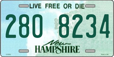 NH license plate 2808234
