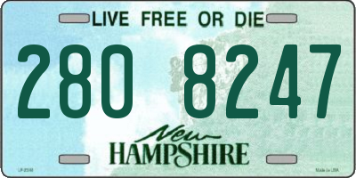 NH license plate 2808247