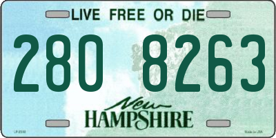 NH license plate 2808263